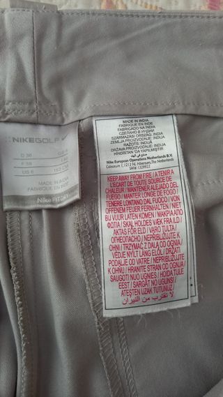 Pantalón Nike Golf Beige Talla 38