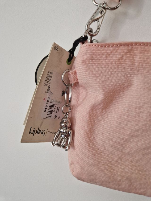 Bolso Kipling rosa nuevo