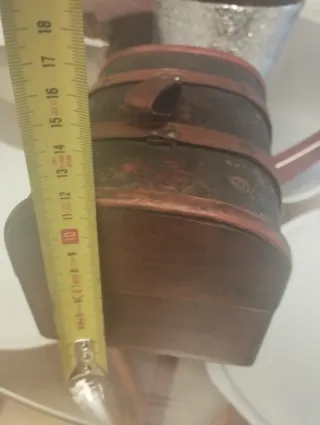 Baúl Vintage Metálico - Madera