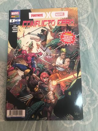 Comic fornite x marver