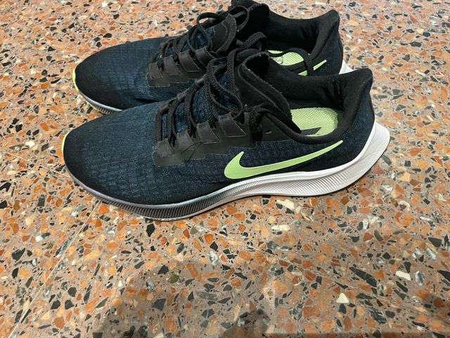 Zapatillas Nike Pegasus 37 - Negras/Verdes
