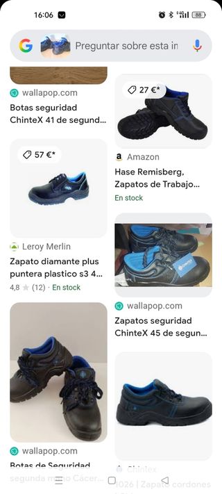 Zapatos Seguridad ChinteX 1026 Piel