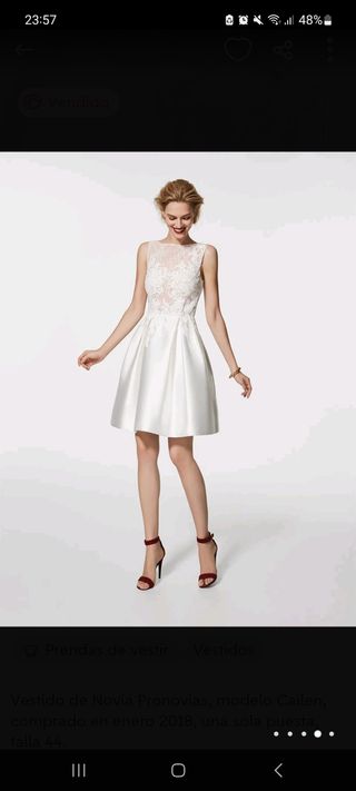 Vestido Pronovias corto