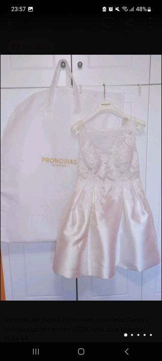 Vestido Pronovias corto