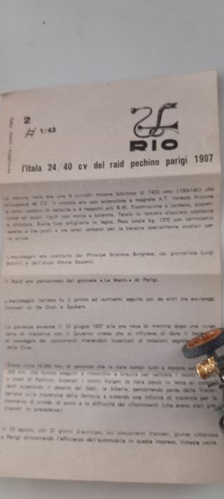 Modellino Itala - Macchinina d'epoca