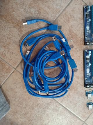 8x Riser PCI-E 1x a 16x