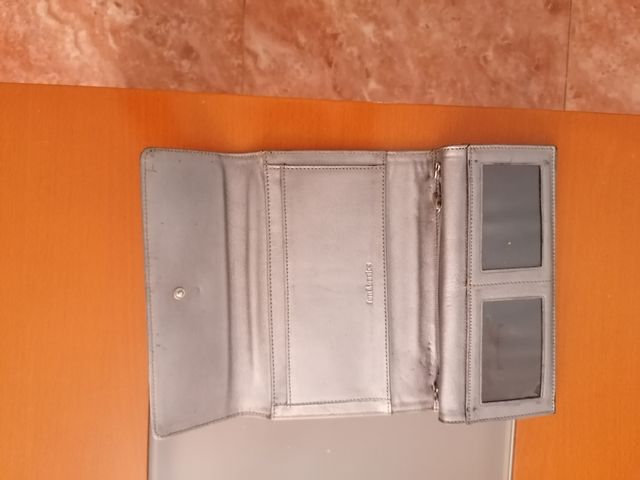 CARTERA RUM&BASICS PLATEADA