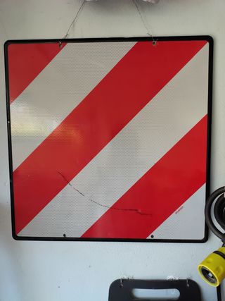 Placa Señalización V20 - Reflectante