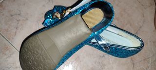 Zapatos niña azul Jiaduwang