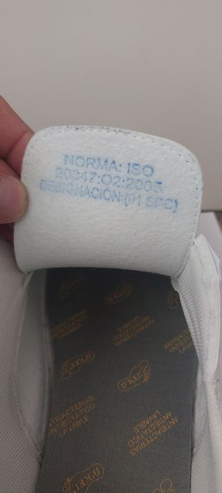 Sapatos D'Kel anatomicos laborais brancos - nº 43