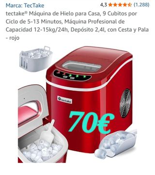 Máquina de Hielo TecTake - 70€