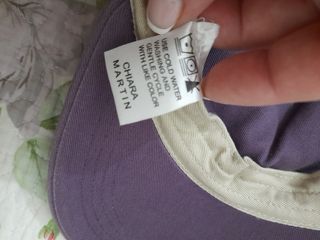 Cappellino Chiara Martin viola