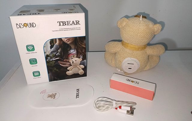 orsetto cassa altoparlante bluetooth vivavoce