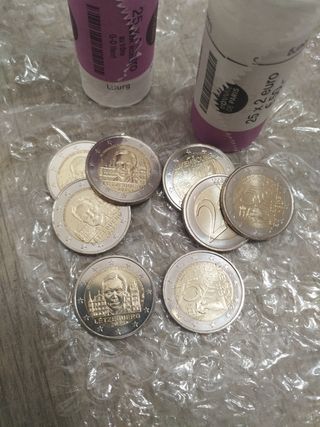 Pareja monedas 2€ Luxemburgo 2025