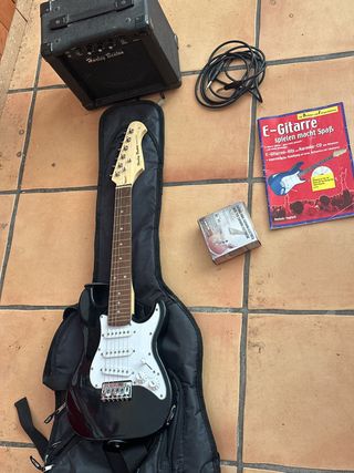 Guitarra eléctrica Harley Benton + Amplificador
