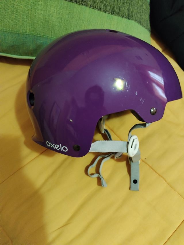 Casco Oxelo viola (55-58cm)