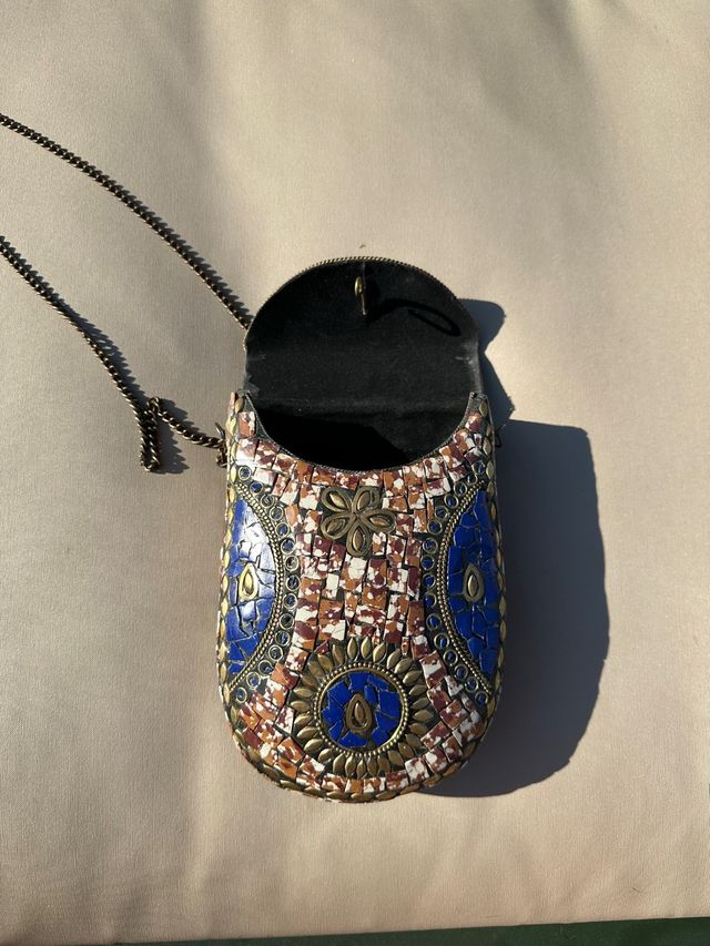 Bolso bandolera vintage mosaico