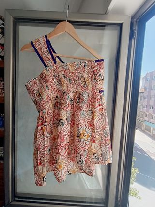 Camisa un hombro talla grande 