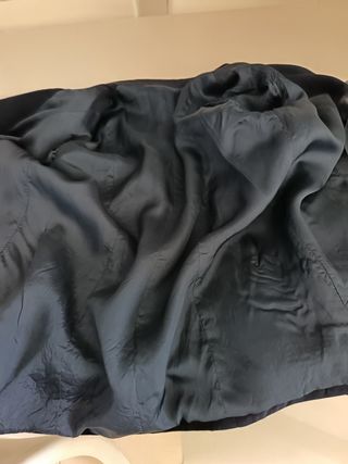 Completo giacca e vestito blu
Lavorazione sartoria