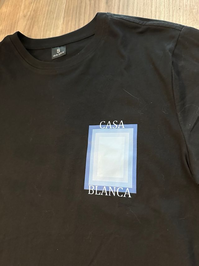 Camiseta Casa Blanca negra - Talla S