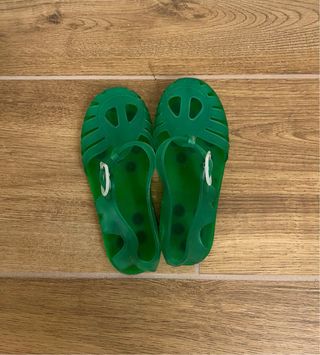 Sandali antiscivolo da socglio mare bambini verdi