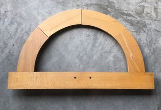 Goniometro legno vintage scuola