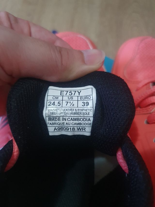 Zapatillas Asics E757Y - Rosa - Talla 39