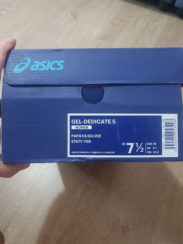 Zapatillas Asics E757Y - Rosa - Talla 39