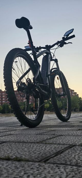Bicicleta eléctrica Rockrider E-ST500 + extras