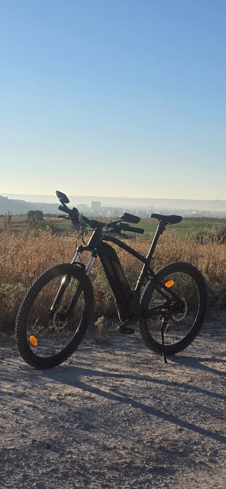 Bicicleta eléctrica Rockrider E-ST500 + extras