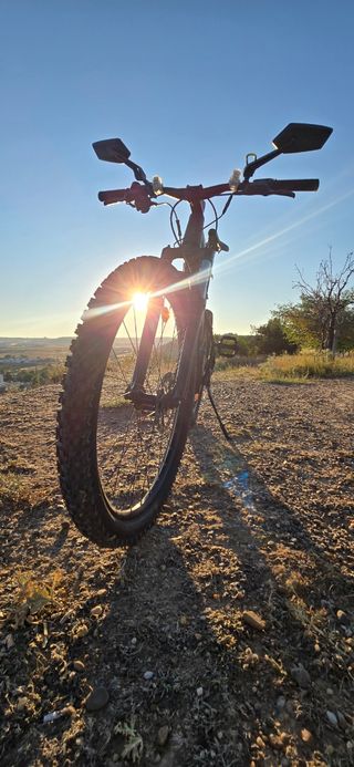 Bicicleta eléctrica Rockrider E-ST500 + extras
