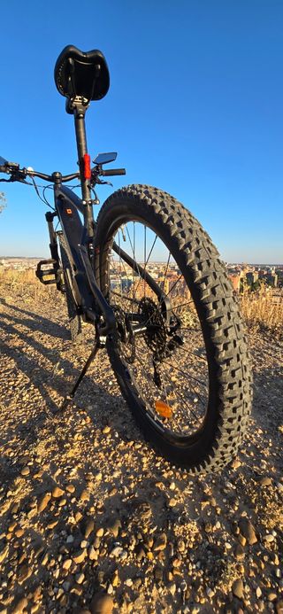 Bicicleta eléctrica Rockrider E-ST500 + extras