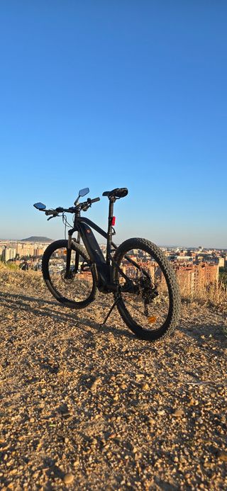 Bicicleta eléctrica Rockrider E-ST500 + extras