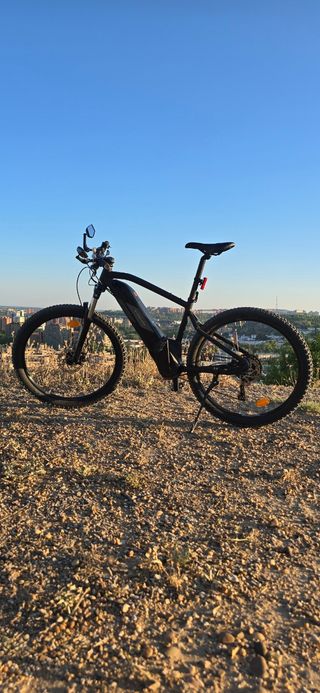 Bicicleta eléctrica Rockrider E-ST500 + extras