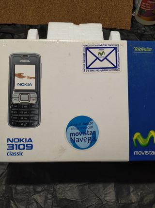Nokia 3109 Classic - móvil negro y plata