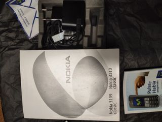 Nokia 3109 Classic - móvil negro y plata