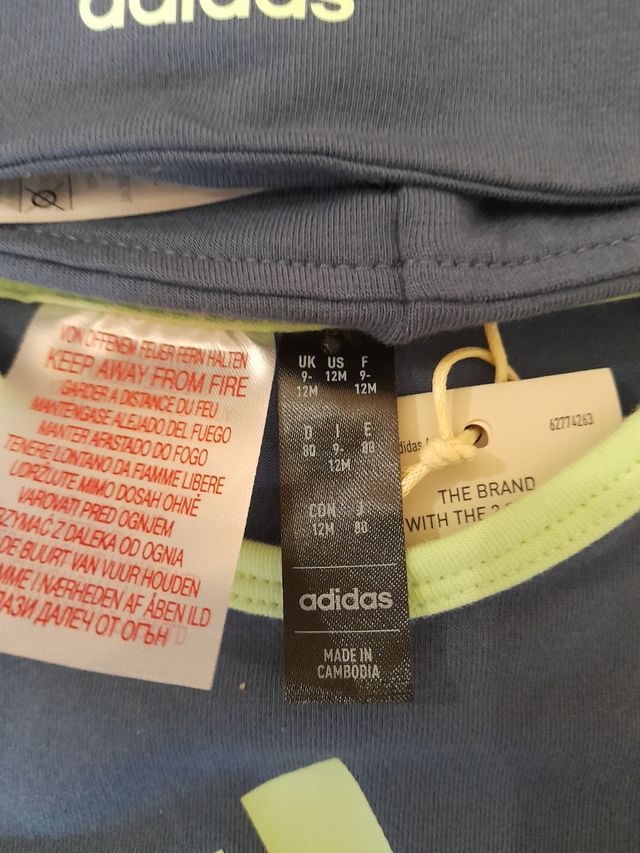 Completo Adidas neonato 12 mesi