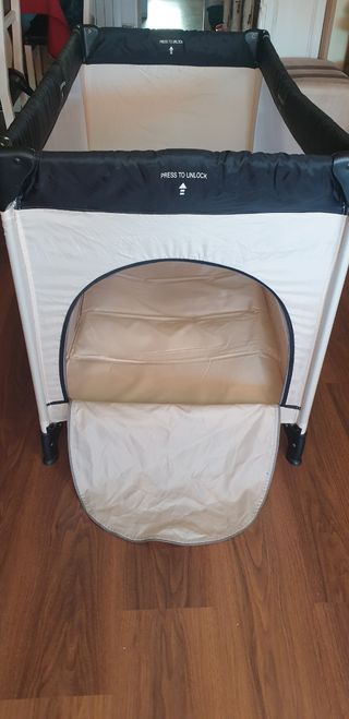 Cuna viaje bebé con colchón 