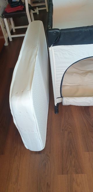 Cuna viaje bebé con colchón 