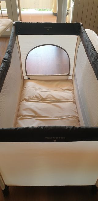 Cuna viaje bebé con colchón 