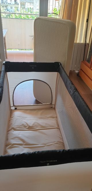 Cuna viaje bebé con colchón 