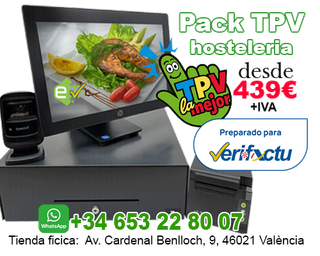 PACK TPV táctil hostelería desde 439€