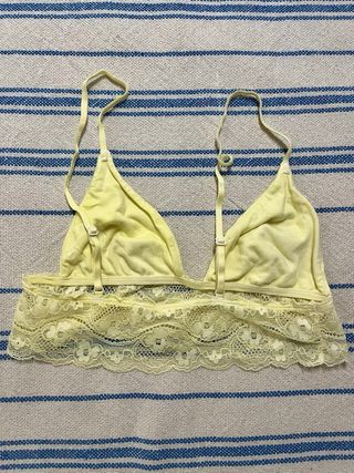 Sujetador Triángulo Amarillo - Talla S