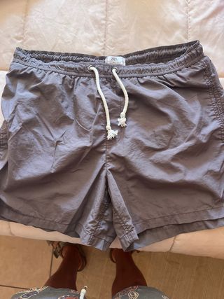 Bañador Zara gris - Talla L