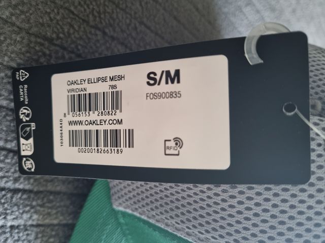 cappellino Oakley Ellipse Mesh tg. S/M verde *NEW