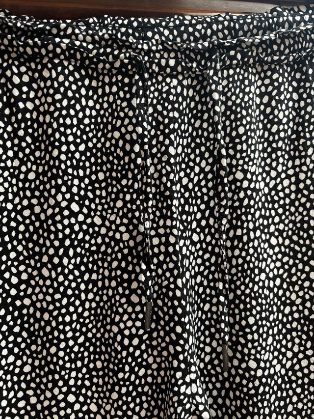 Pantaloni Kiabi - Bianco&Nero Tg 46 donna