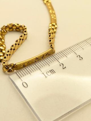 Gargantilla oro 18k - vintage 