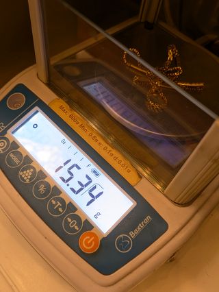 Gargantilla oro 18k - vintage 