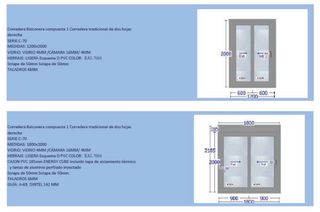 Ventanas nuevas PVC. 
