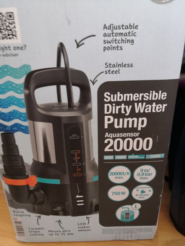 Bomba Agua Gardena Aquasensor 20000